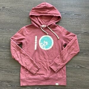 SzS Ten Tree Burgundy Hoodie with bunny hug pocket GUC